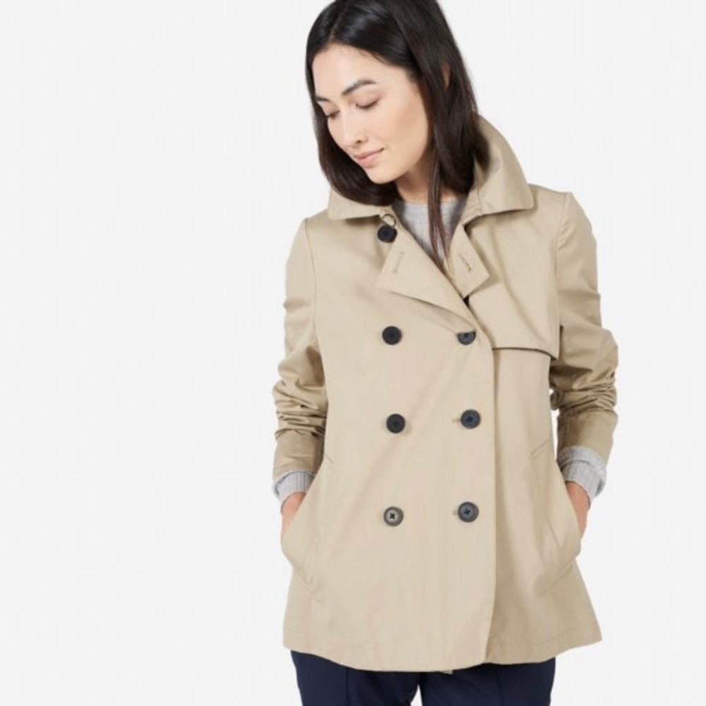 Everlane Swing Trench Coat Tan Size XS